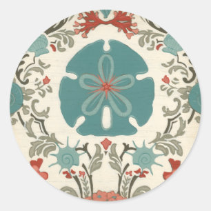 Sticker Rond Damas côtier II