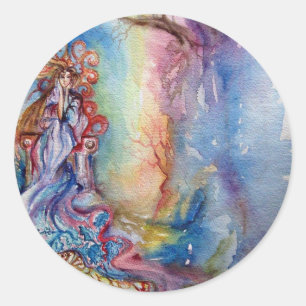 STICKER ROND DAME DU LAC