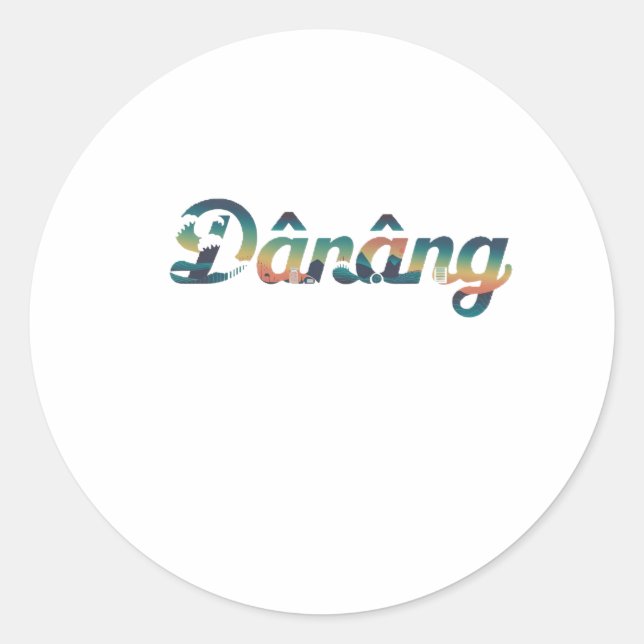 Sticker Rond Danang (Devant)