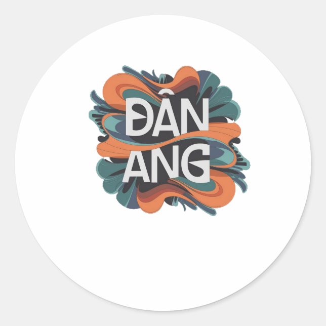 Sticker Rond Danang (Devant)