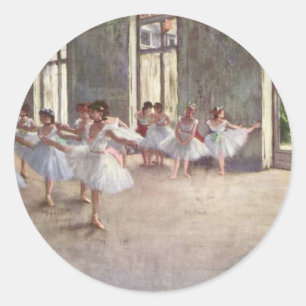 Sticker Rond Dancers de Degas