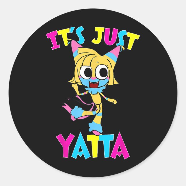 Sticker Rond Dandys World Yatta Toits _ Son Juste Yatta Dandys  (Devant)