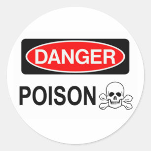 STICKER ROND DANGER29