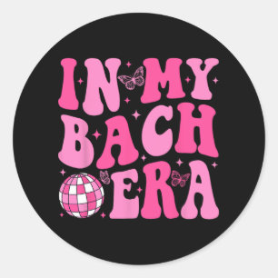 Sticker Rond Dans Mon Bach Era Bridesmaid Brigade Disco Bachel