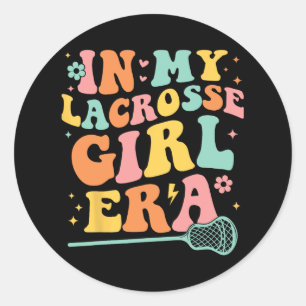 Sticker Rond Dans Mon Époque Fille De Crosse Super Fille De Cro