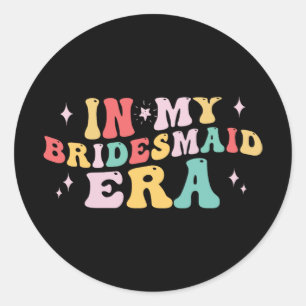 Sticker Rond Dans Mon Épouse Épouse Épouse Mariage Bachelorette