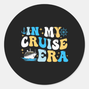 Sticker Rond Dans mon ère de croisière Croisière Famille assort