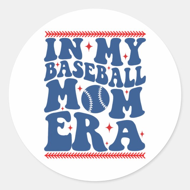 Sticker Rond Dans Mon Ère De Vente De Maman Équipe De Vente De  (Devant)