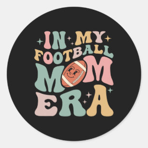 Sticker Rond Dans Mon Football Maman Era Fun Retro Halloween Sp