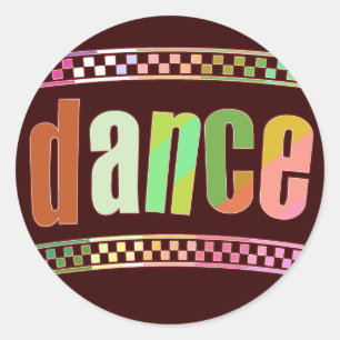 Sticker Rond Danse