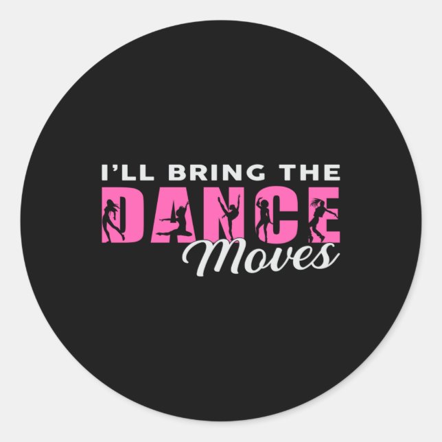 Sticker Rond Danse Ballerina Danse Queen Dancer Ballet Cadeau (Devant)