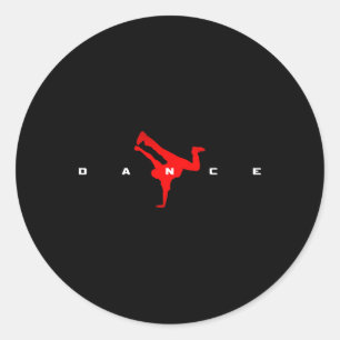 Sticker Rond Danse Danse