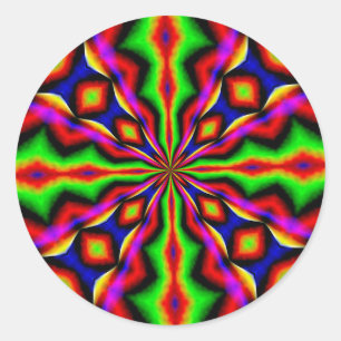 Sticker Rond Danse Disco