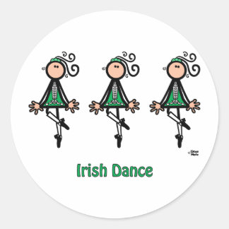 Sticker Rond Danse irlandaise