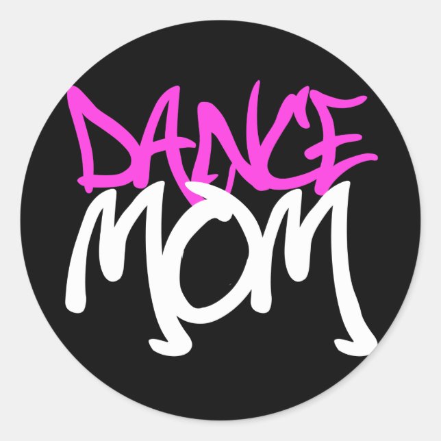 Sticker Rond Danse maman (Devant)