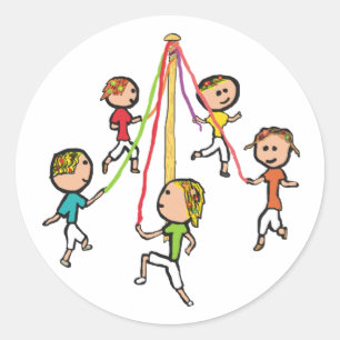 Sticker Rond Danse Maypole