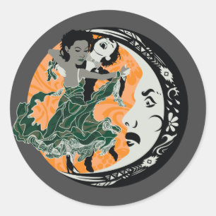 Sticker Rond danser avec votre obscurité