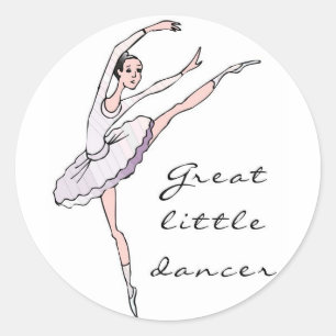 Sticker Rond Danseur
