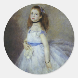 Sticker Rond Danseur de ballet par Pierre Renoir, Beaux-arts vi