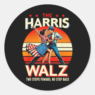 Sticker Rond Dansez Le Harris Wheimer Deux Étapes Pas D'Étape