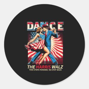 Sticker Rond Dansez Le Harris Wheimer Deux Étapes Pas D'Étape