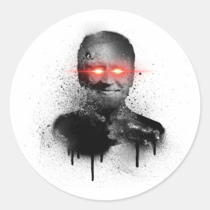 Sticker Rond Dark Brandon