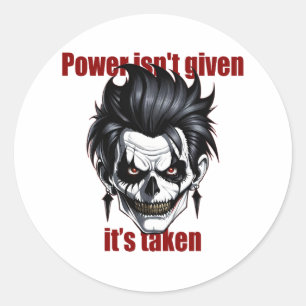 Sticker Rond Dark Dominance