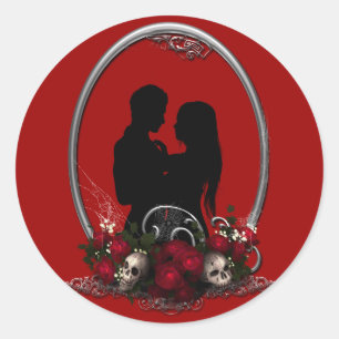 Sticker Rond Dark Union Vampire