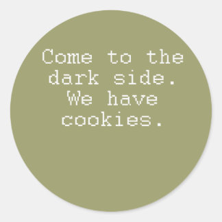 Sticker Rond darkcookies