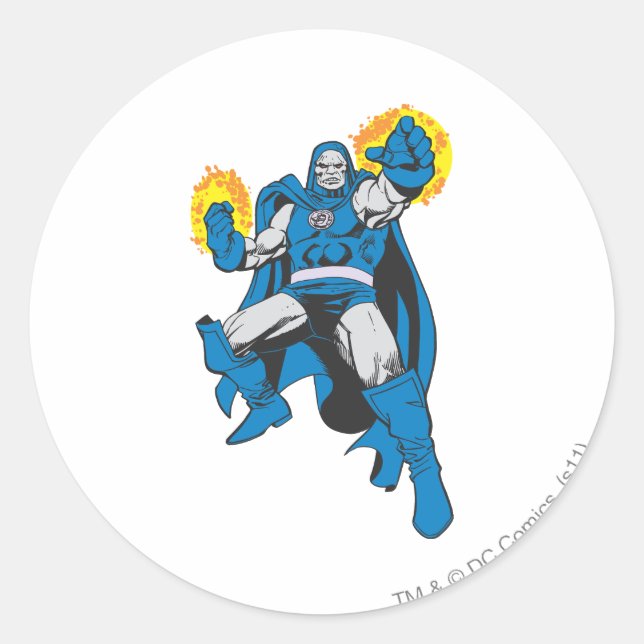 Sticker Rond Darkseid & The Omega Force (Devant)