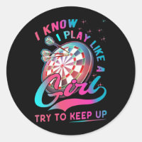 Dart Girl Throwing Dartboard 180 fléchettes