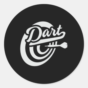Sticker Rond Darts Dart 180 Dartboard Bullseye Arrow Drôle cade