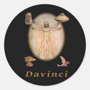Sticker Rond Davinci