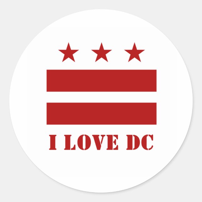 STICKER ROND DC LOVE (Devant)