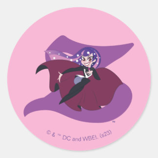Sticker Rond DC Super Hero Girls Zatanna