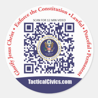 Sticker rond de 3 pouces (6 par feuille)