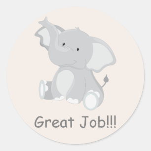 Sticker Rond De belles récompenses pour le travail