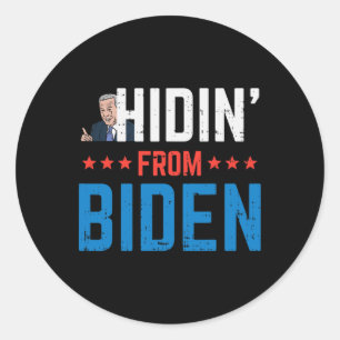 Sticker Rond De Biden Anti-biden Harris Déplaisant Joe Republic