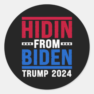 Sticker Rond De Biden Kids Men Funny Anti Joe Biden Trump 202