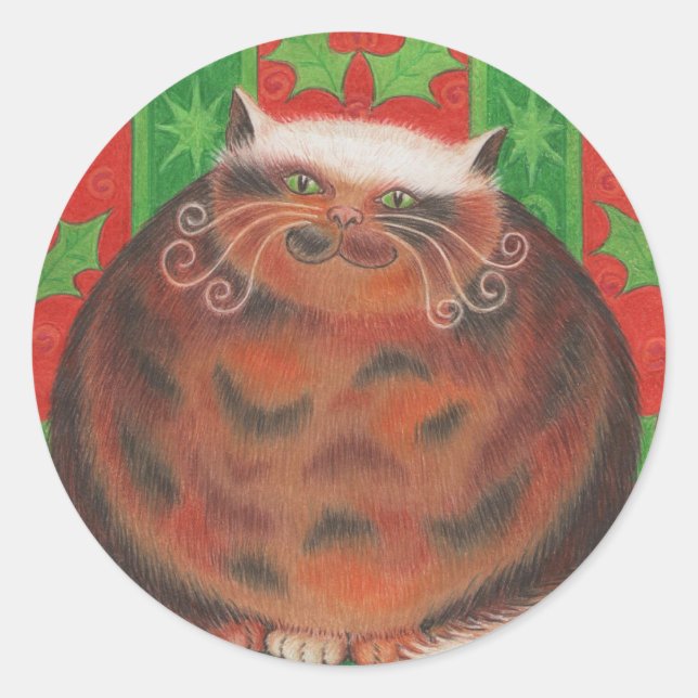 sticker rond de Christmas Pud (Devant)