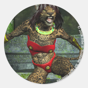 Sticker rond de défiance