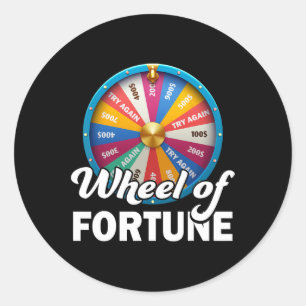 Sticker Rond De Fortune Vêtements Roue De Fête des pères De For