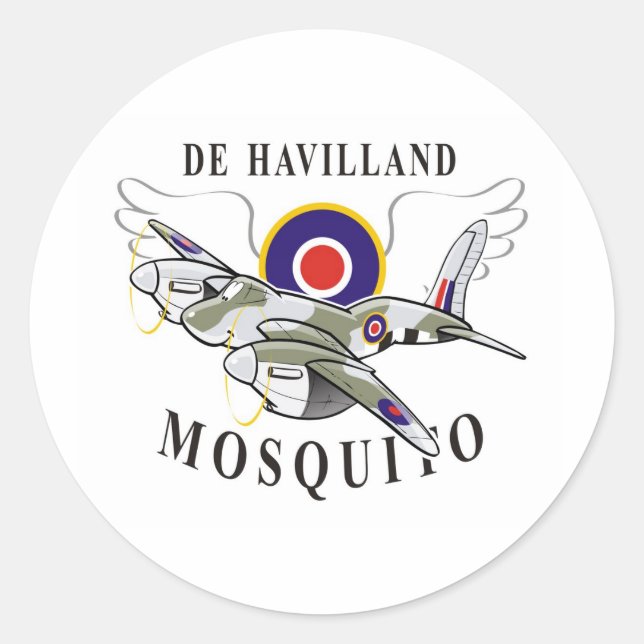 Sticker Rond de havilland moustique (Devant)