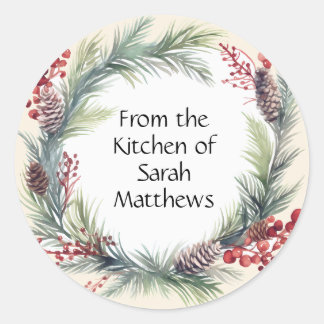 Sticker Rond De la cuisine d'autocollants