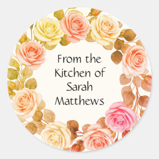 Sticker Rond De la cuisine d'autocollants