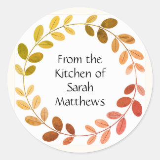 Sticker Rond De la cuisine d'autocollants