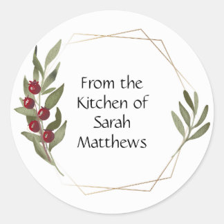 Sticker Rond De la cuisine d'autocollants