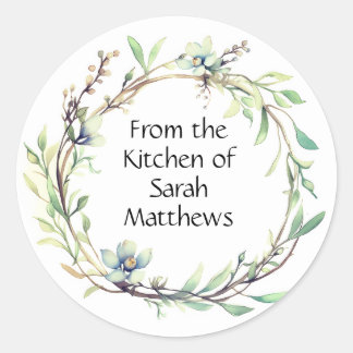Sticker Rond De la cuisine d'autocollants