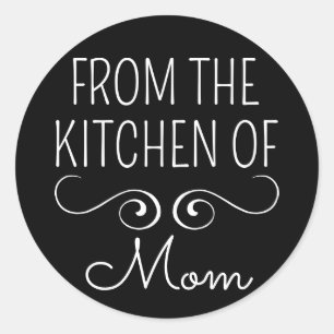 Sticker Rond De La Cuisine De