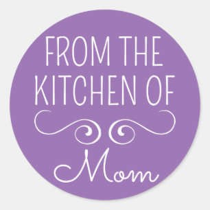 Sticker Rond De La Cuisine De